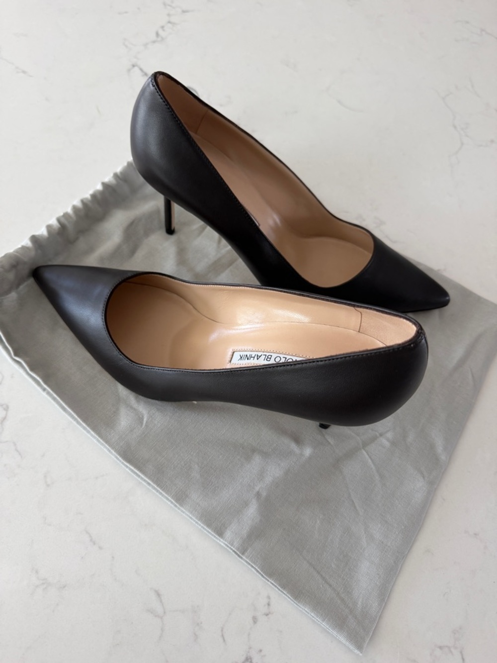 Manolo Blahnik Brown Pumps